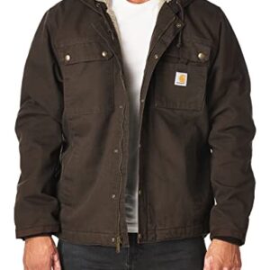 Carhartt mens Bartlett Jacket (Big & Tall) Work Utility Outerwear, Dark Brown, 3X-Large Big Tall US