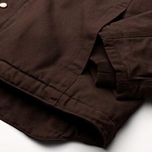 Carhartt mens Bartlett Jacket (Big & Tall) Work Utility Outerwear, Dark Brown, 3X-Large Big Tall US