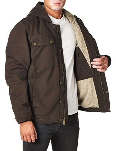 Carhartt mens Bartlett Jacket (Big & Tall) Work Utility Outerwear, Dark Brown, 3X-Large Big Tall US