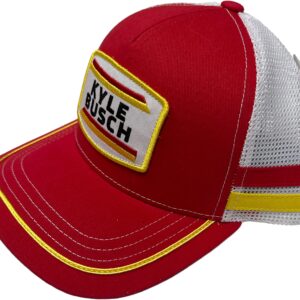 Checkered Flag Sports Kyle Busch Retro Patch Adjustable Hat Red