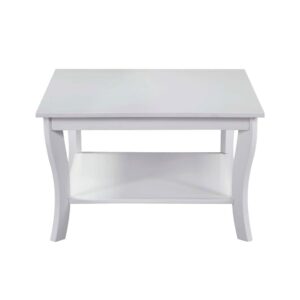 Convenience Concepts American Heritage Square Coffee Table, White