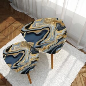 small coffee nesting table marble texture seamless silver gold grey blue black abstract seamless modern minimalist side table triangle end tea table center table set of 2 for living room bedroom