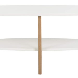 Safavieh Home Collection Woodruff White and Natural Coffee Table