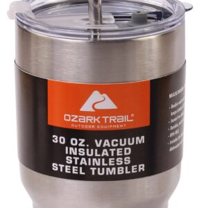 CocoStraw Straw Hole Flip LID for 30 oz Stainless Steel Vacuum Cups Ozark Trail Tumbler Rambler Brand Spill Proof LEAK FREE