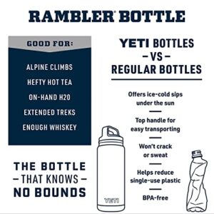 YETI Rambler 46 oz Bottle, Vacuum Insulated, Stainless Steel with Chug Cap, High Desert Clay