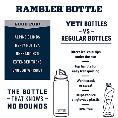 YETI Rambler 46 oz Bottle, Vacuum Insulated, Stainless Steel with Chug Cap, High Desert Clay