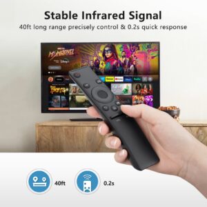 Universal Replacement for Samsung-TV-Remote Control,Compatible with All Samsung Smart Frame Curved QLED TVs 【Pack of 2】