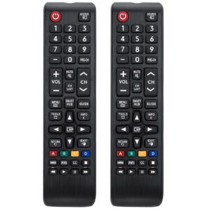 (2 Pack) Universal Remote for Samsung TV Remote, Replacement Remote for Samsung Smart TV, LED LCD HDTV QLED SUHD UHD 4K 3D Series