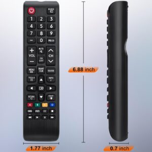 (2 Pack) Universal Remote for Samsung TV Remote, Replacement Remote for Samsung Smart TV, LED LCD HDTV QLED SUHD UHD 4K 3D Series