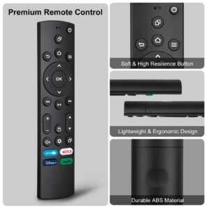 Replacement Remote for All Insignia/Toshiba/Pioneer Smart TVs Compatible with Fire Smart TV