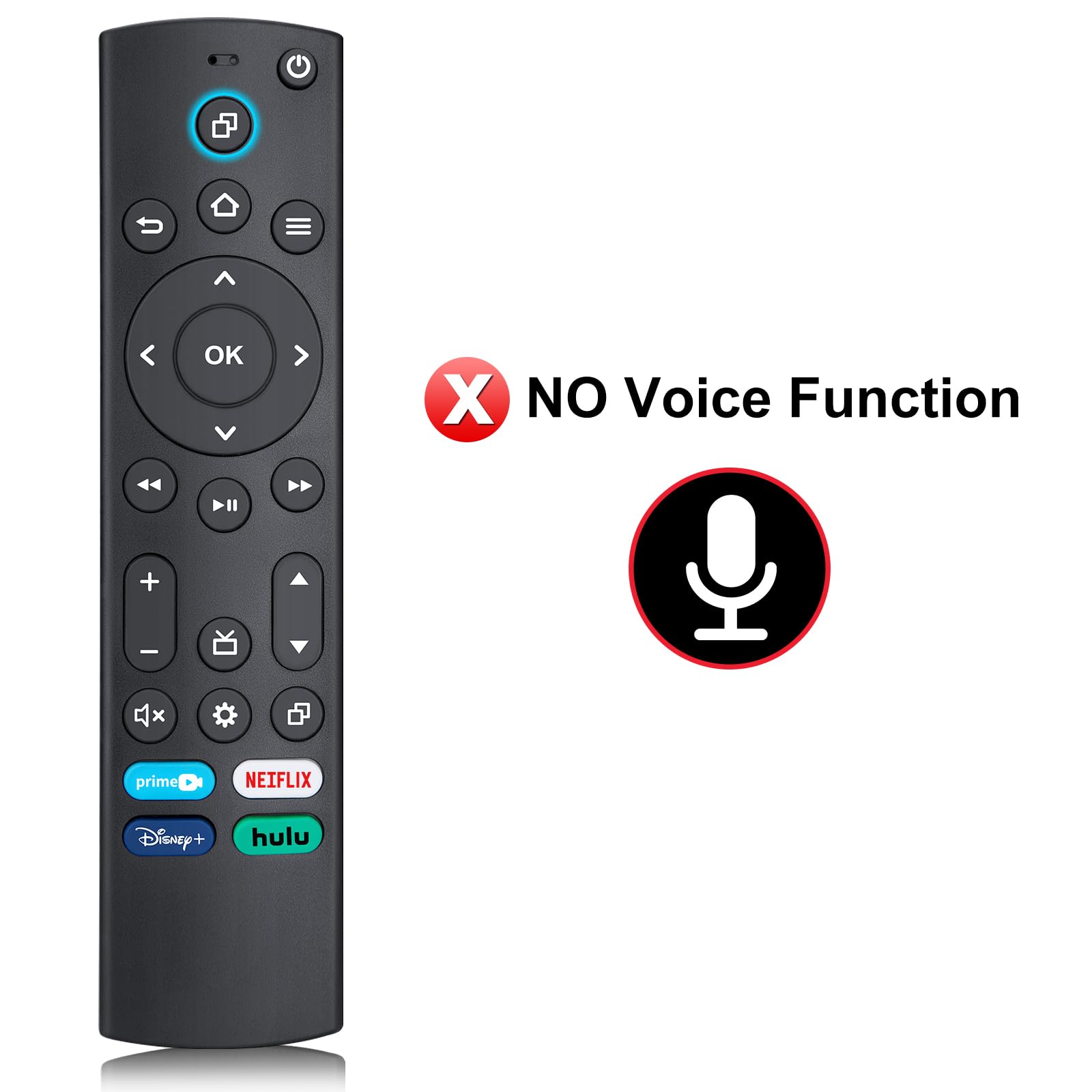 Replacement Remote for All Insignia/Toshiba/Pioneer Smart TVs Compatible with Fire Smart TV