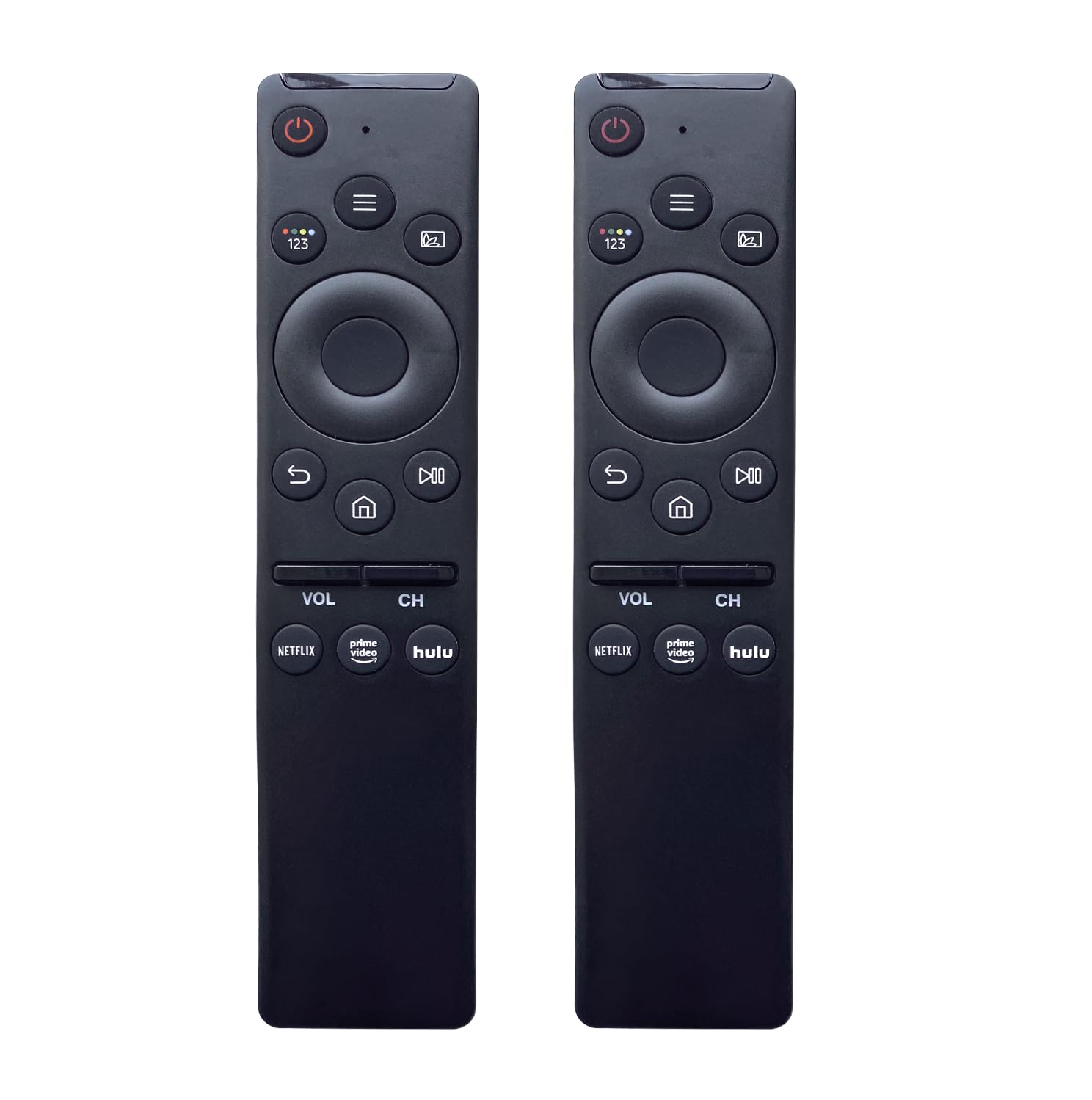 【Pack of 2】 Universal Remote-Control for Samsung Smart-TV, Remote-Replacement of HDTV 4K UHD Curved QLED and More TVs, with Netflix Prime-Video Hulu Buttons