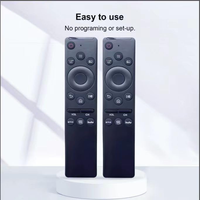 【Pack of 2】 Universal Remote-Control for Samsung Smart-TV, Remote-Replacement of HDTV 4K UHD Curved QLED and More TVs, with Netflix Prime-Video Hulu Buttons