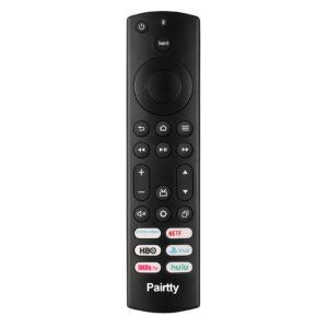 new replacement remote control for toshiba tvs and insignia smart tvs, with 6 shortcut buttons for easy and convenient use without the need for settings
