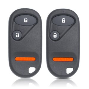 key fob remote replacement fits for honda civic dx ex lx 2001 2002 2003 2004 2005/honda pilot 2003 2004 2005 2006 2007 nhvwb1u523 keyless entry remote control nhvwb1u521 72147-s5a-a01(pack of 2)