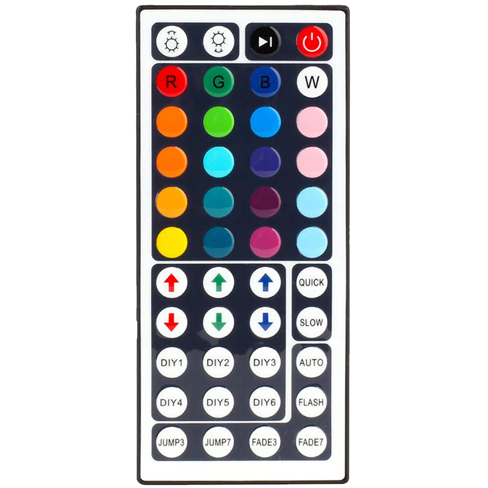 44 Keys RGB LED Light Strip Remote Controller Infrared Led Light Remote Replacement for SMD 5050 2835 3528 Led Strip Lights