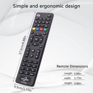 MYHGRC Universal Remote Control for All TVs, Blu-ray/DVD Players, Streaming Media Players, Soundbars, Cable Boxes and All Audio/Video Devices - TV/DVD/AUX/CBL 4 in 1 Universal Remote Easy Setup