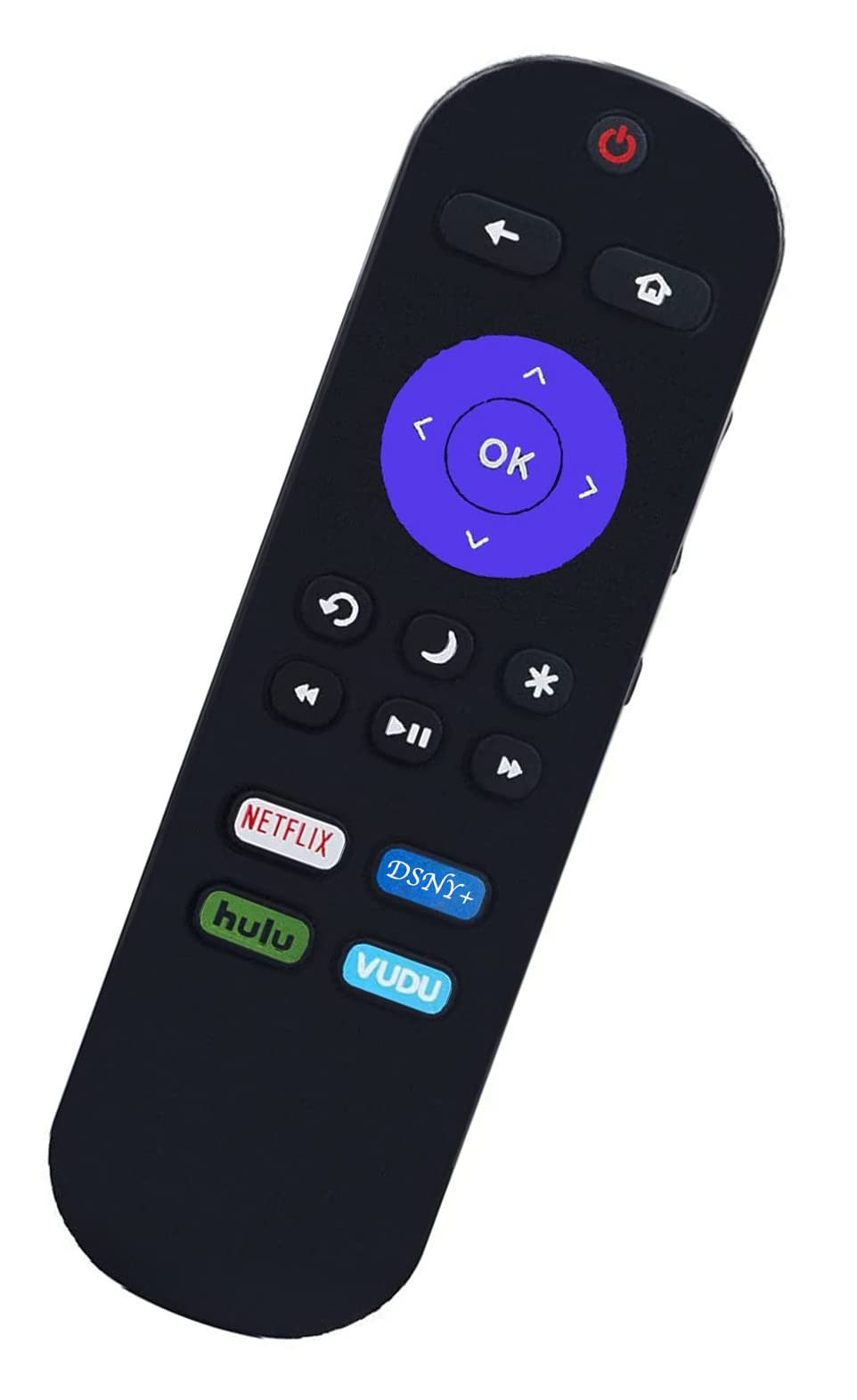 Universal Remote for ONN Roku TV Remote, Compatible with All ONN Roku TVs 4K UHD LCD Smart HDTV with Netflix Disney Hulu Vudu App Keys