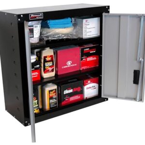 Homak 2 Door Wall Cabinet with 2 Shelves, Steel, GS00727021
