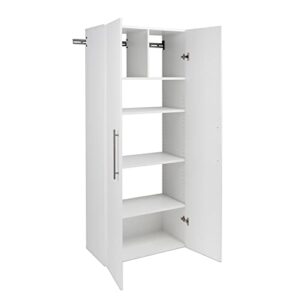 Prepac HangUps Work Storage Cabinet Set R-3pc, 75 in. W x 72 in. H x 16 in. D, White, 47 Cubic Feet