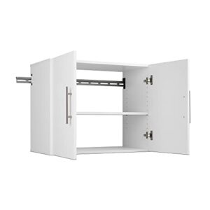Prepac HangUps Work Storage Cabinet Set Q-4pc, 60 in. W x 72 in. H x 16 in. D, White, 30 Cubic Feet