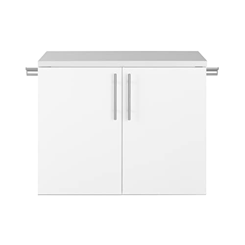 Prepac HangUps Work Storage Cabinet Set Q-4pc, 60 in. W x 72 in. H x 16 in. D, White, 30 Cubic Feet