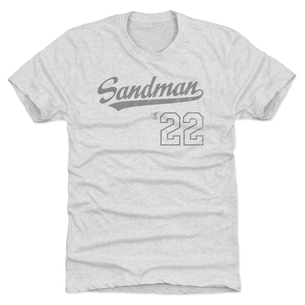 500 LEVEL Sandy Alcantara T-Shirt (Premium Men's T-Shirt, X-Large, Tri Ash) - Sandy Alcantara Sandman 2019 Players Weekend Script S