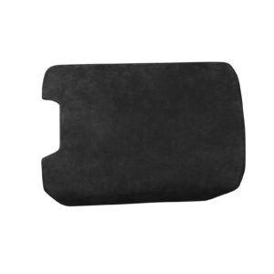 Toworldit Alcantara + ABS Material Central Control Armrest Box Trim Cover Compatible with Audi A6 A7 2019-2021 (Black Gray)