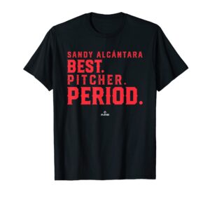 sandy alcantara best pitcher period sandy alcantara miami t-shirt