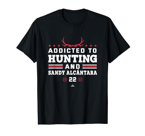 Deer Hunting and Sandy Alcantara Miami MLBPA T-Shirt