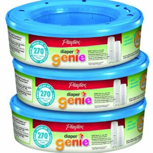 Playtex Diaper Genie Refill (810 Count Total - 3 Pack of 270 Each)