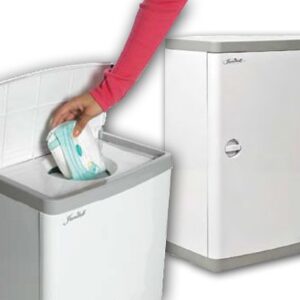 Commercial Diaper Pail - 13 Gallon Capacity - Odor Free.