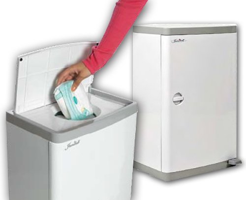 Commercial Diaper Pail - 13 Gallon Capacity - Odor Free.