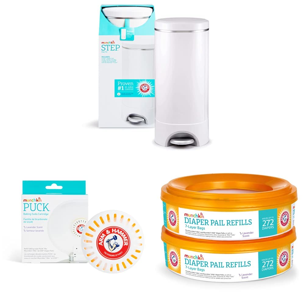 Munchkin® Step Diaper Pail Bundle with Refills and Deodorizer