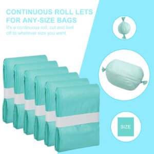 6 Pack Adult Diaper Liner Refills Compatible with Janibell Akord 280 Slim Model Adult Diaper System, Green, Lightly Scented