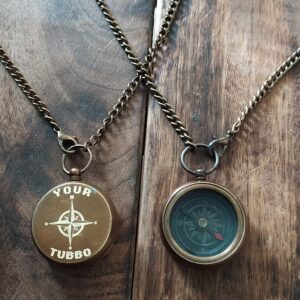 PORTHO Your Tubbo Your Tommy Compass Necklace, Friendship Love Pendent Compass, Your Tubbo Compass Locket Mine-Craft, mcyt, mine-craft love, 2d games lover