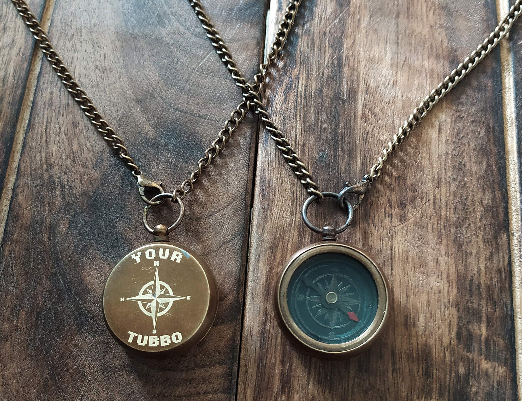 PORTHO Your Tubbo Your Tommy Compass Necklace, Friendship Love Pendent Compass, Your Tubbo Compass Locket Mine-Craft, mcyt, mine-craft love, 2d games lover