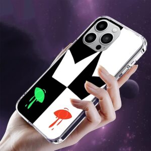 LEDSIX Phone Case Dream Dsmp Ranboo Cosplay Dreamsmp SMP Shockproof Cover Funny Compatible with iPhone 12 Pro Max Clear Slim Transparent