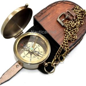 to My Son Engraved Brass Compass Gift to My Son/Nautical Gift for Son from Dad/Gift to Son from Mom/Gift for Son,Father Son Gift,Mother Son Gift,Love Mom,Son from Mom, Love Dad/with Leather Case