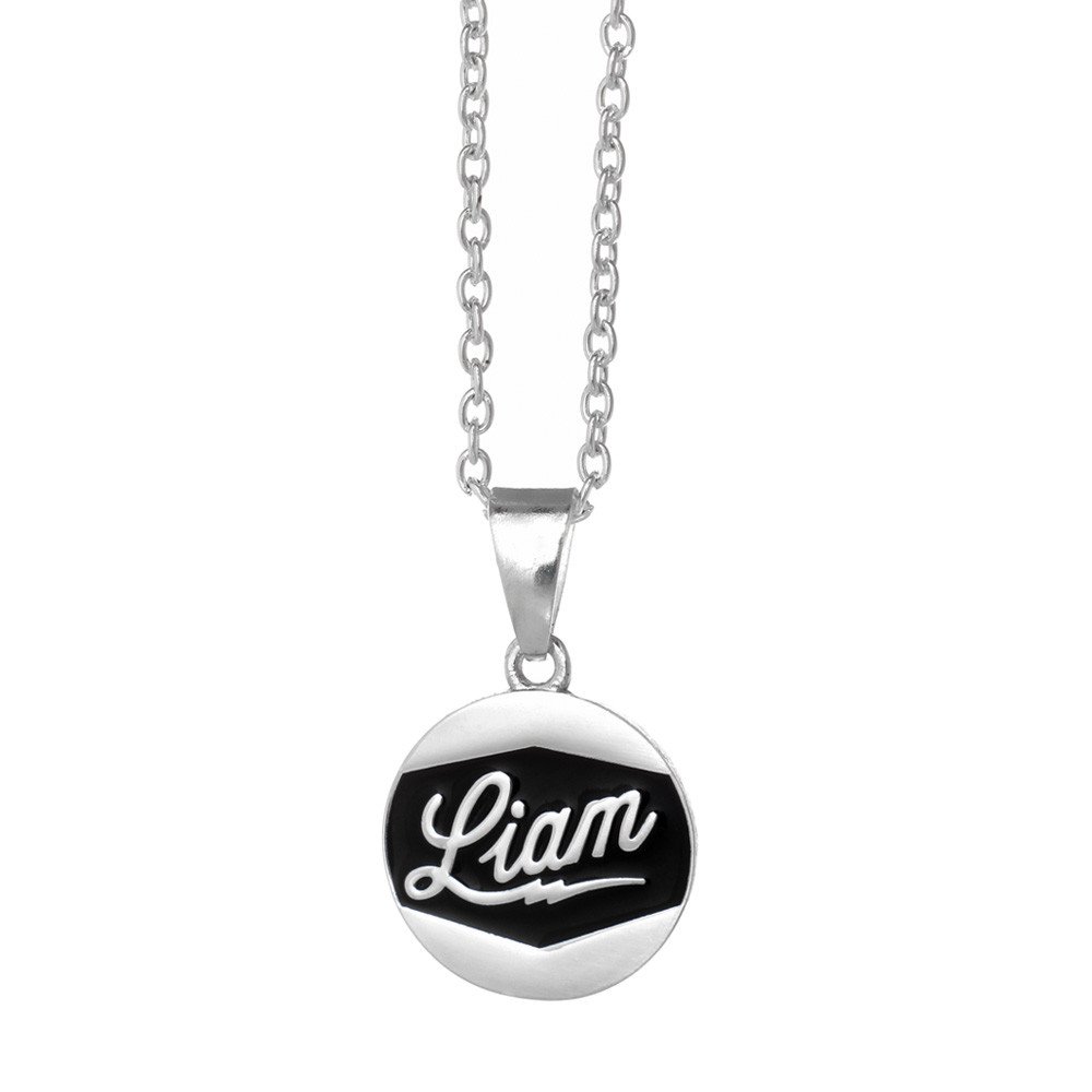 One Direction Liam Logo Disc Necklace