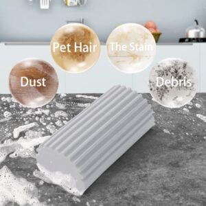 Damp Duster Clean Sponge,Damp Duster for Car and Home,PVA Sponge,Super Absorbent,Soft and Easy to Clean,Duster for Cleaning Blinds,Glass,Baseboards,Vents,Railings,Mirrors