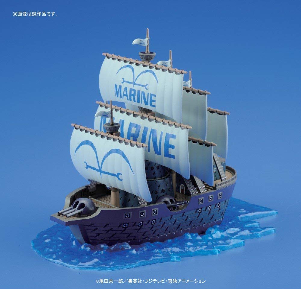 BANDAI Hobby - One Piece - 07 Marine Ship, One Piece Grand ShipCollection