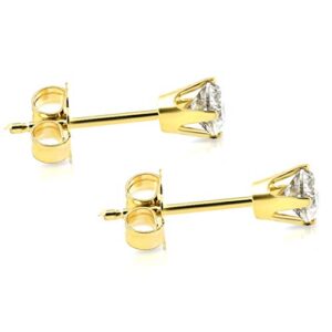 1/3ct diamond studs 14k Yellow gold