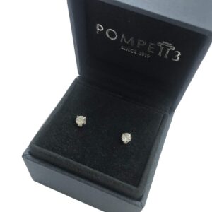 Certified 1/2Ct Natural Diamond Studs Round Brilliant Cut Women's Earrings in 14K Gold Setting