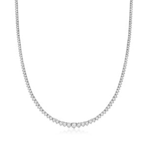 ross-simons 3.00 ct. t.w. diamond tennis necklace