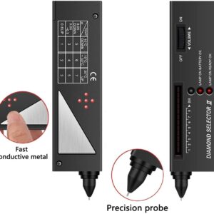 HMKIS Diamond Tester, Jewelry Diamond Tester, Thermal Conductivity Meter, Can't Test Metal,Must be Operated with Both Hands