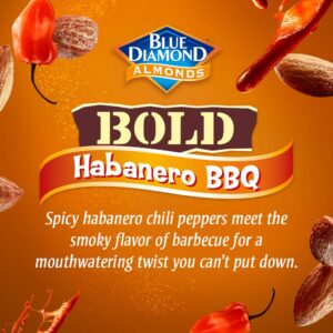 Blue Diamond Almonds Habanero BBQ Flavored Snack Nuts, 25 Oz Resealable Bag (Pack of 1)