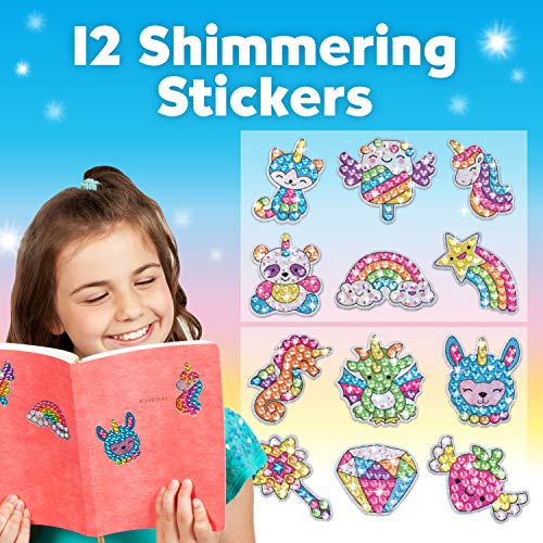 Creativity for Kids Big Gem Diamond Painting Kits: Magical Stickers and Suncatcher DIY Kit - Diamond Art for Kids, Unicorn Gifts for Girls Ages 6-8+