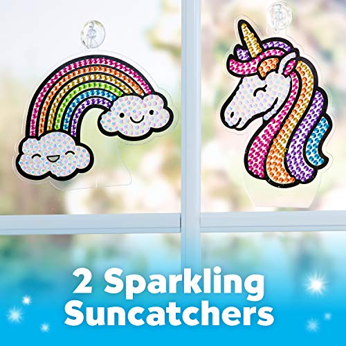 Creativity for Kids Big Gem Diamond Painting Kits: Magical Stickers and Suncatcher DIY Kit - Diamond Art for Kids, Unicorn Gifts for Girls Ages 6-8+