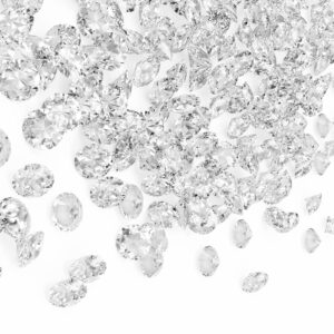 Fake Diamond, 6000PCS 6mm Clear Acrylic Diamonds Crystals Gems for Vase Fillers,Table Scatter, Party Favor, Wedding Decoration, Photography Props, DIY Crafts-6mm